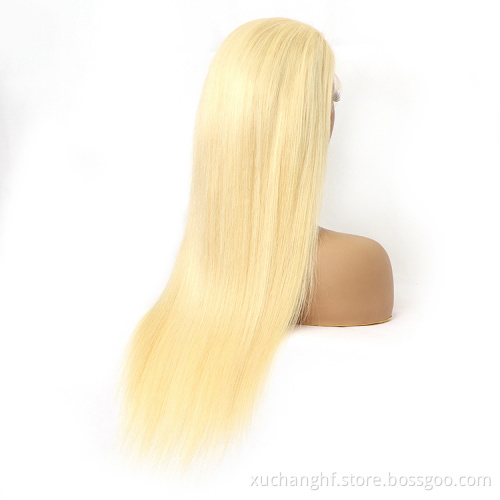 10a grade 613 unprocessed 100% brazilian human hair full lace wigs,curly 613 blonde hd transparent full lace human hair wig